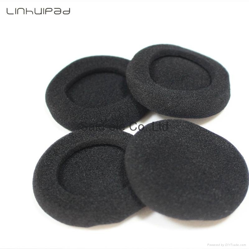 50mm foam ear pads sponge ear cushion for most  on head headphones 3