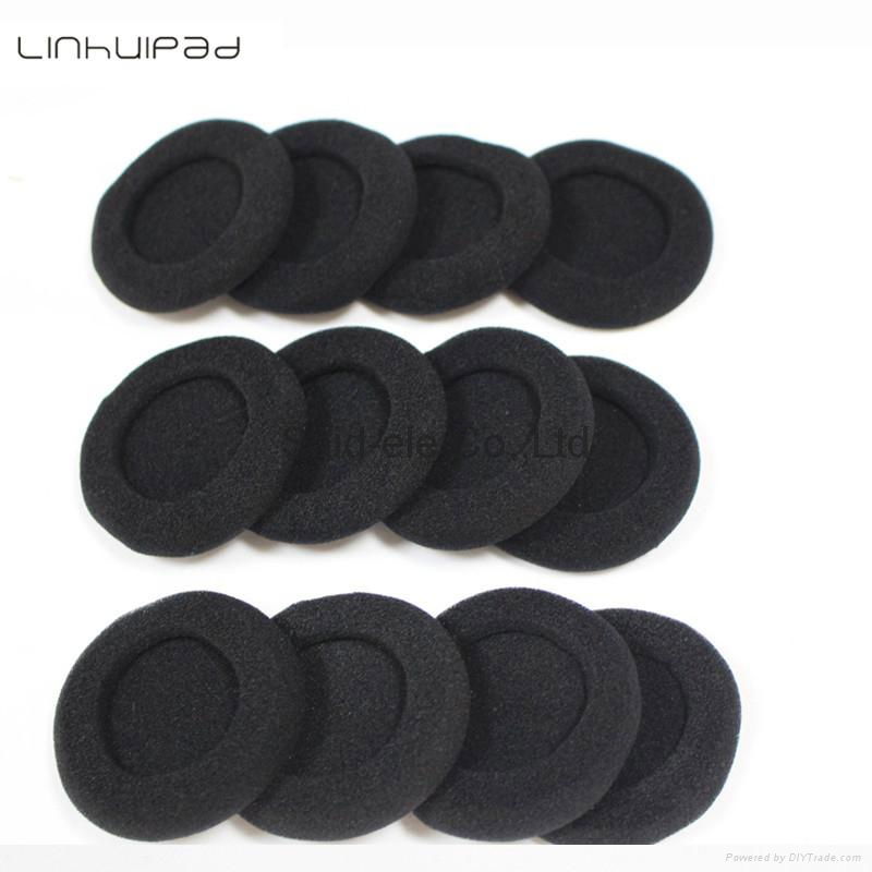 50mm foam ear pads sponge ear cushion for most  on head headphones 4