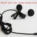 mic foam windscreen sponge windshileds for lapel microphones 4