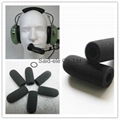 Foam windsreens 10mm hole for David Clark headphones 2