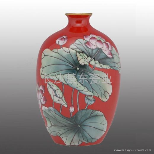 紅瓷花瓶 2