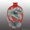 红瓷花瓶 2