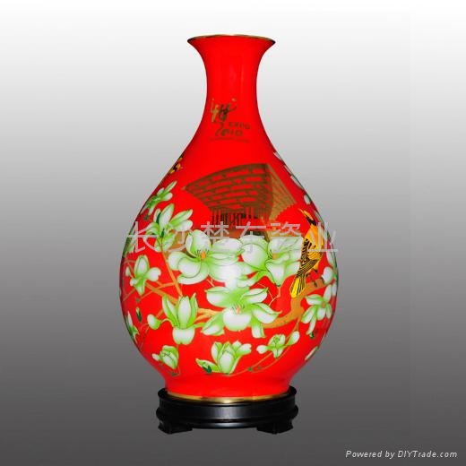 紅瓷花瓶 3