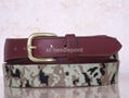 Personalized Needlepoint Belts with