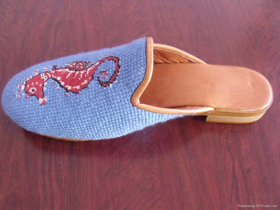 Needlepoint Mules 80001 xc (China Manufacturer) Slippers & Sandals Shoes Products