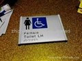 sign plate with braille