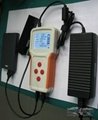 Portable laptop battery analyzer with test charge discharge online function