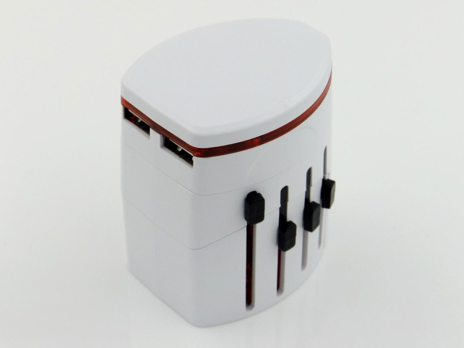 Wholesale power plug universal travel adapter with safety shutter