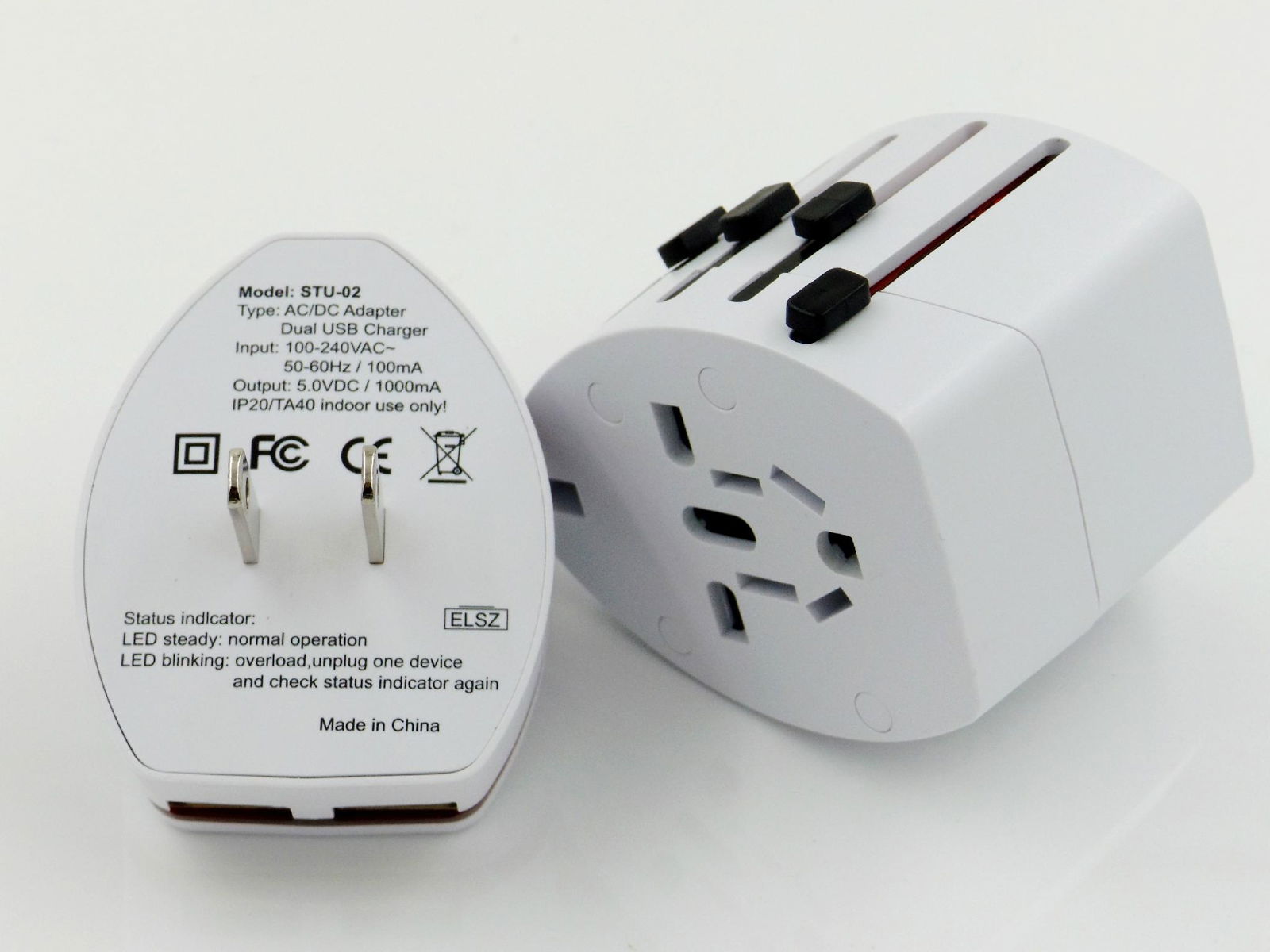 Wholesale power plug universal travel adapter with safety shutter 4