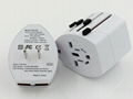 Wholesale power plug universal travel adapter with safety shutter
