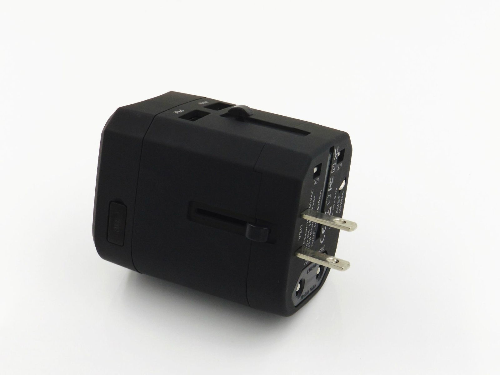 Newest Travel Adapter Universal Plug to American Power Adapter With Safety 5