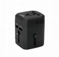 2016dual usb universal travel adapter suitable for uk european south africa plug
