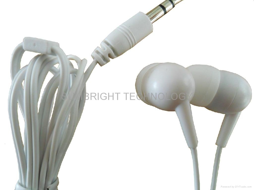 SB-EB069白色防水耳机 1