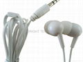 SB-EB069white waterproof earphone 1