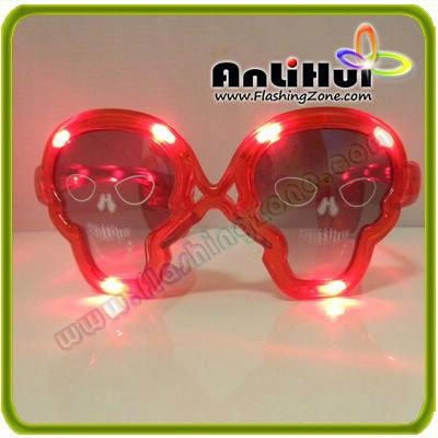 LED flashing glasses