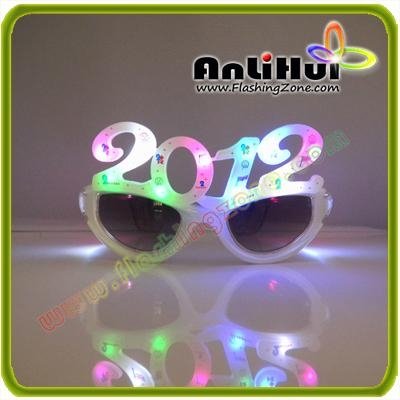 LED flashing sunglasses
