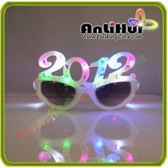 LED flashing sunglasses