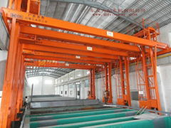 YHQ special crane for colouring aluminium extended sections