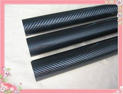 3K plain&twill weave carbon fiber tube