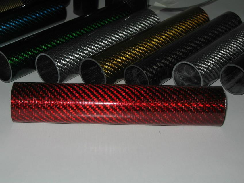 3K plain&twill weave carbon fiber tube 2