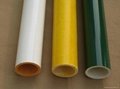 painted surface glass fiber tube 