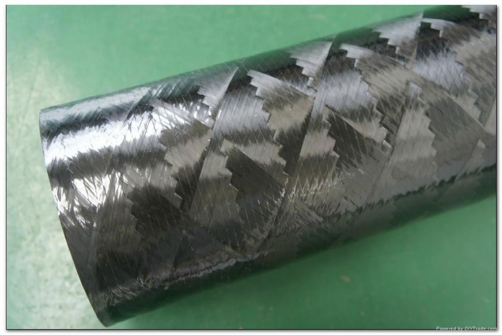 Wind carbon fiber tubes