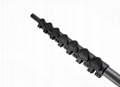 quick clamp 60 feet carbon fiber window cleaning pole extendable pole 1