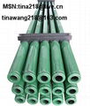 Integral heavy weight drill pipe