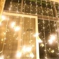 Wedding led curtain lights 3 m x 6 m for event party decoration