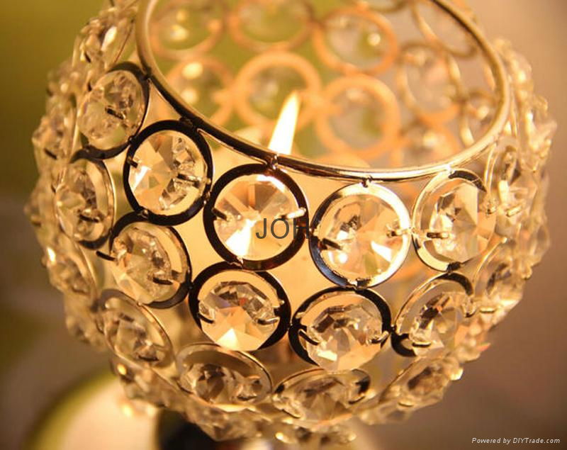 elegant wedding crystal candle holder centerpieces Lansier (China