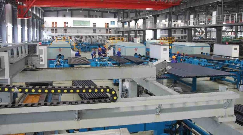 Advanced guide rail production line for elevator 