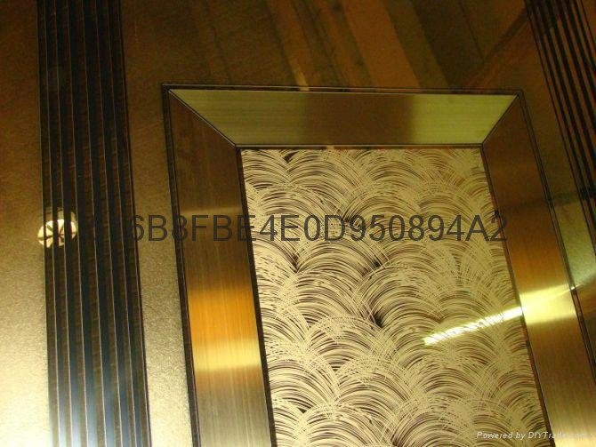 不锈钢电梯装饰蚀刻板 2