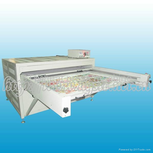 Automatic oil hydraulic double stataion sublimation heat transfer machine