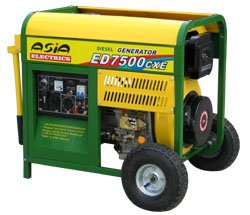 ED7500CXE Air-cooled Diesel generator 