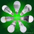 Dimmable High Lumen Hot Sale E27 E14 3W LED Bulb Light, LED Light bulb AC85-265V 4