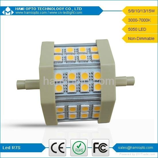 commercial widely used led r7s 5w