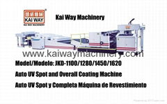 Auto UV Spot and Overall Coating Machine