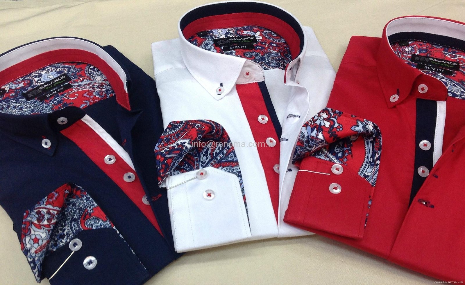 Lycra/cotton shirts for men (production & wholesale) 3