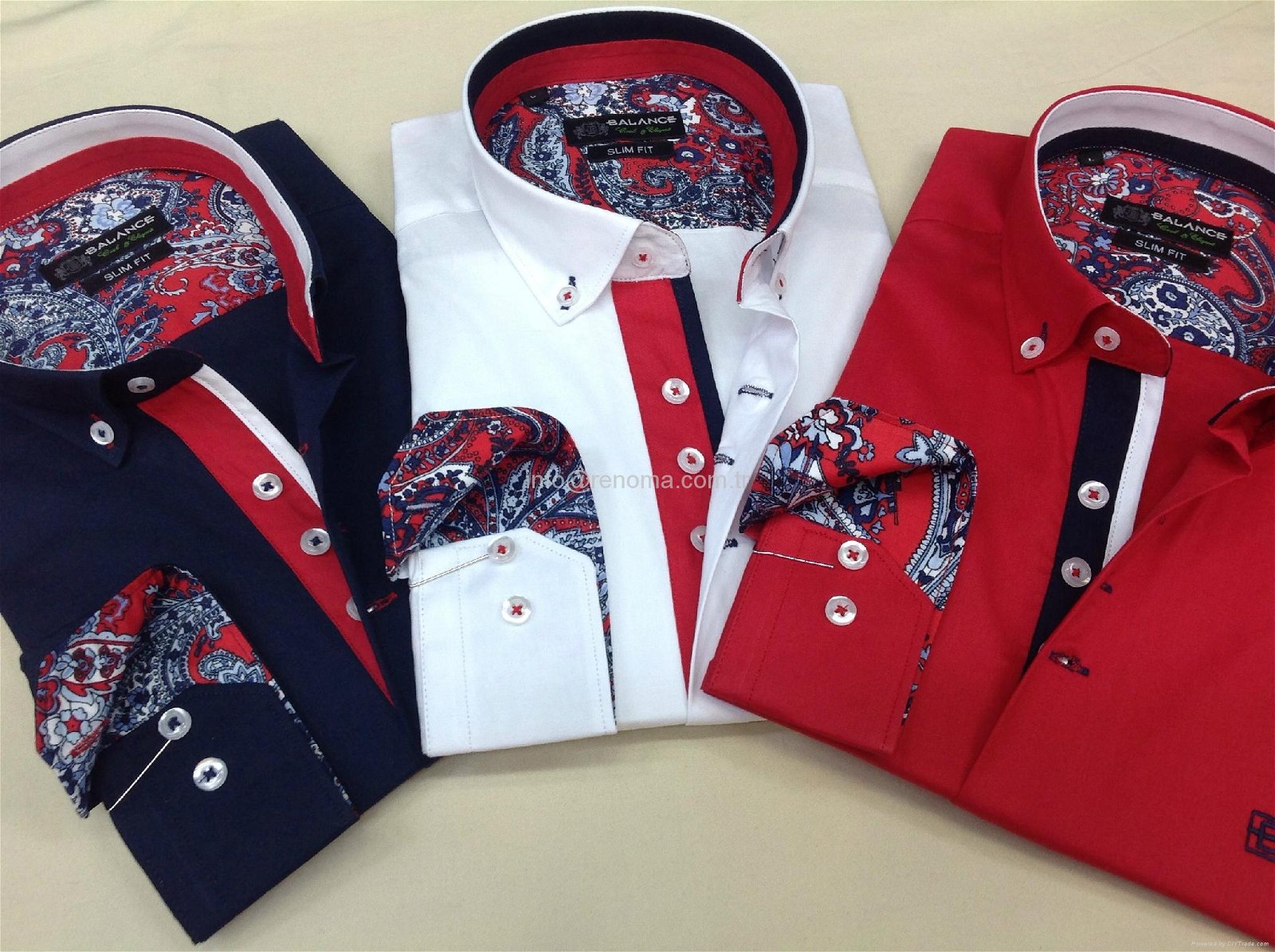 Lycra/cotton shirts for men (production & wholesale) 5
