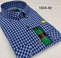 Model INDIGO regularfit mens shirts (production & wholesale)