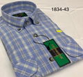 Model INDIGO regularfit mens shirts (production & wholesale)