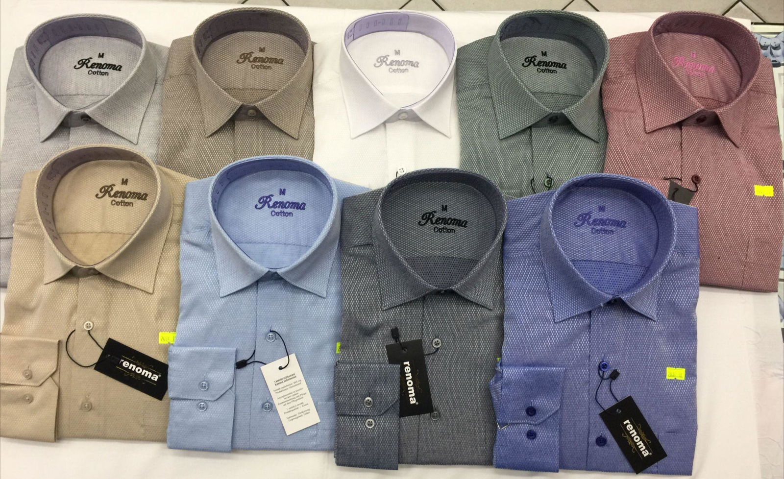Regular fit men's shirts (production & wholesale)