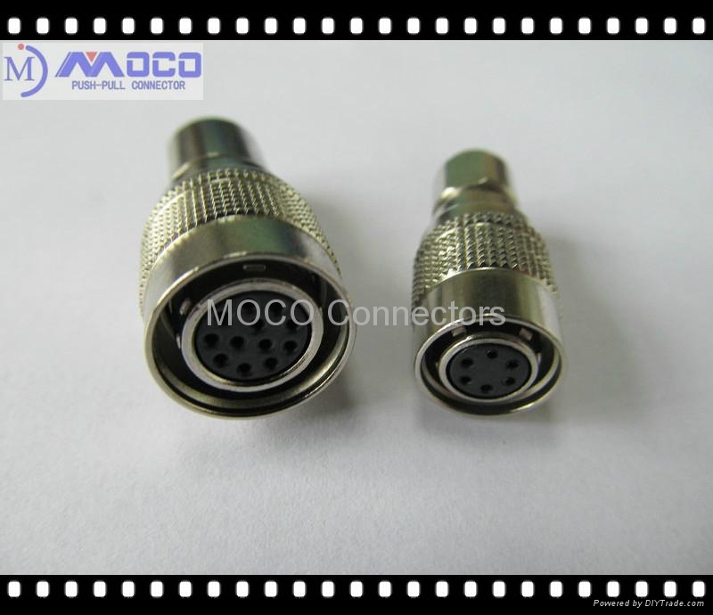 Industrial Miniature Connectors 12 pin male and female HR10A10P12S