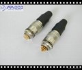 Industrial Miniature Connectors 12 pin male and female