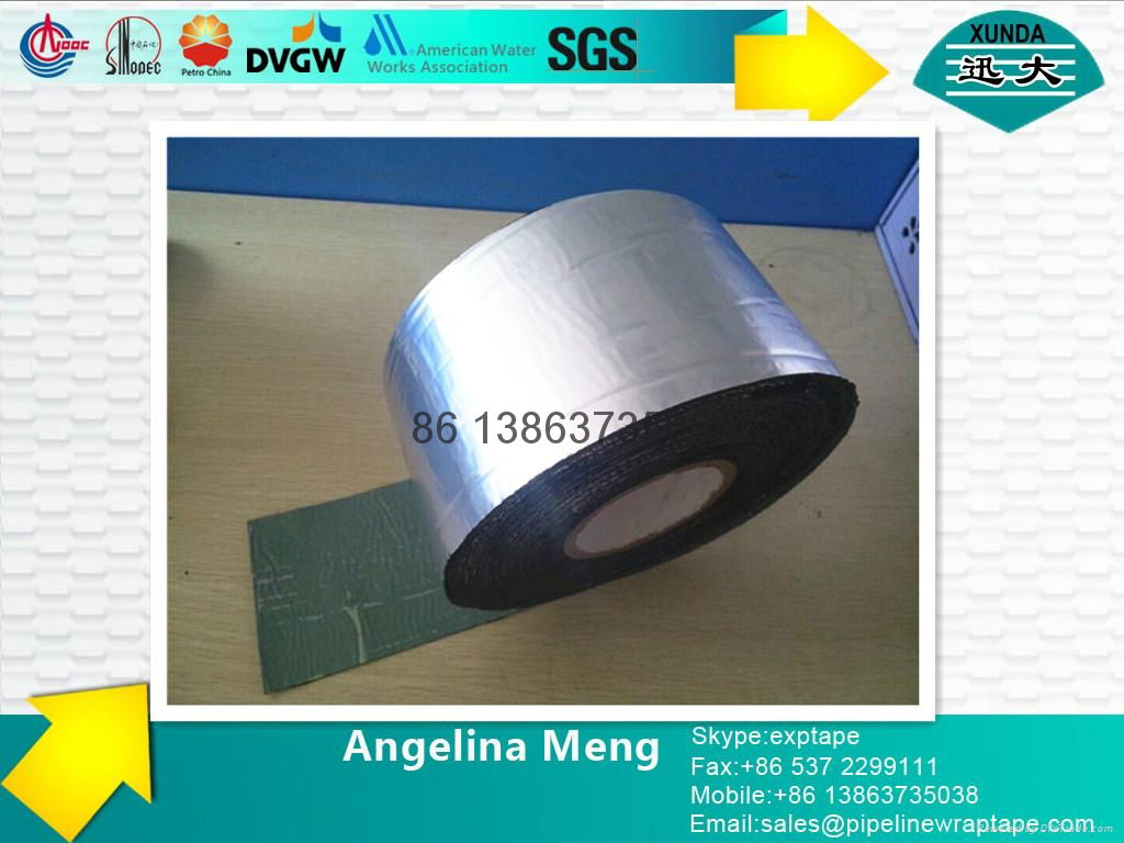 gas pipe pe coated aluminum foil adhesive tape 2