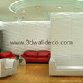 3D wallpaper eco friendly with the embossed relief