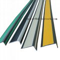 Stair Nose Anti-slip PVC Step Nosing Profiles 