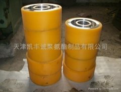 北京焊接滚轮架上载重胶轮聚氨酯包胶加工