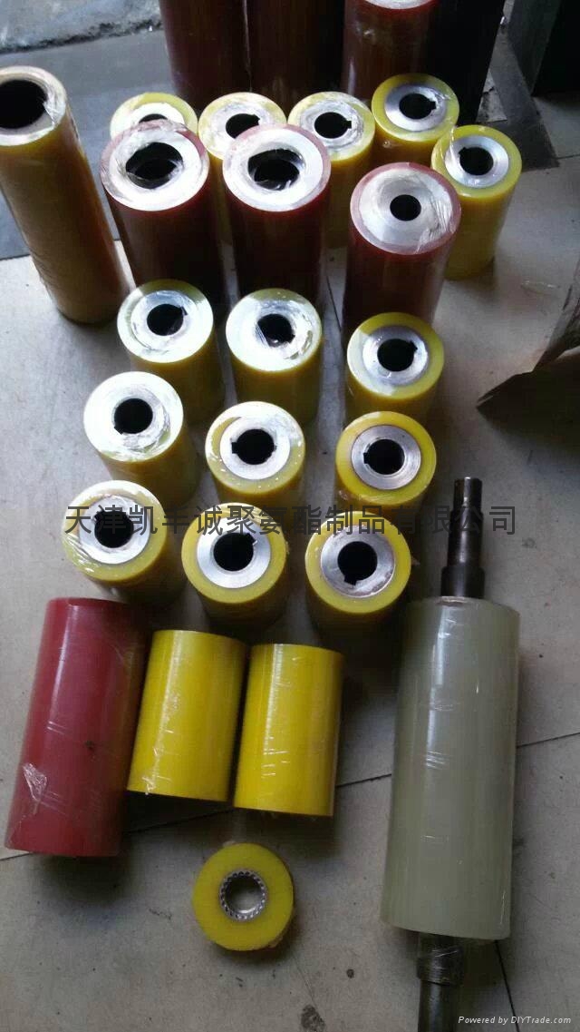 北京膠輪滾輪耐磨聚氨酯橡膠包膠挂膠 5
