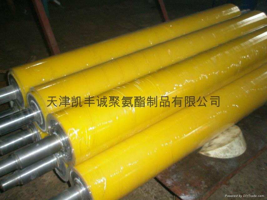 北京輸送滾筒耐磨聚氨酯包膠加工 4